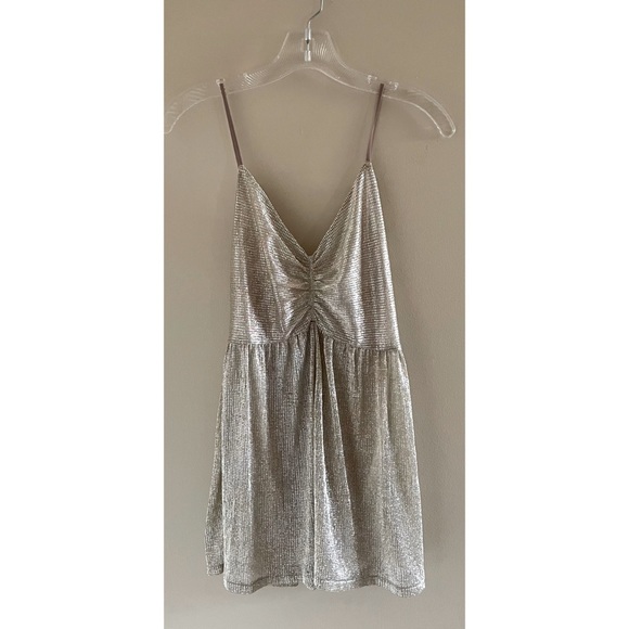 🤍 Urban Outfitters sparkly silver romper - Picture 3 of 5